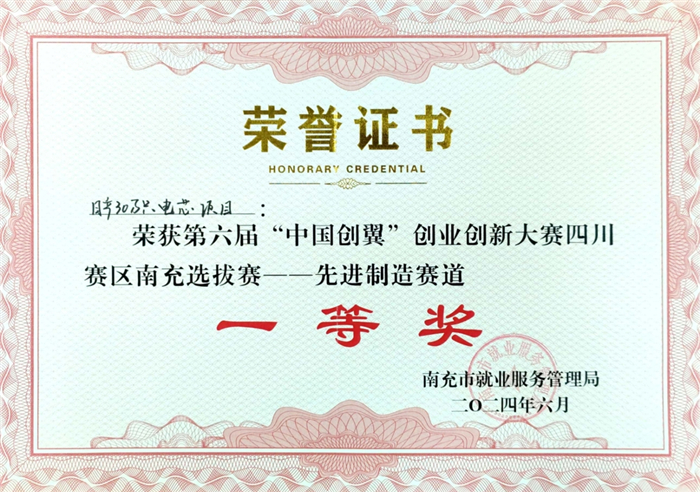 市级荣誉证书